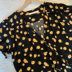 Christy Dawn Wrap Midi Dress size Large